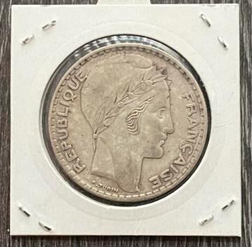 France 20 Francs « Turin » 1933 Argent TB beschikbaar voor biedingen