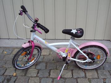 Meisjesfiets 16 inch - Princess - BTWIN -  Met zijwieltjes