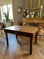 Vintage tafel 84 x 123cm, Huis en Inrichting, Tafels | Eettafels, Ophalen, Gebruikt