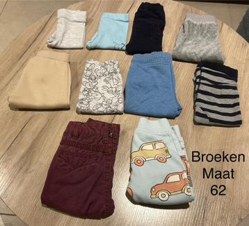 10 broeken voor baby (maat 62) beschikbaar voor biedingen