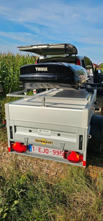 Humbaur bagagewagen 750kg met attest