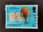 Jersey 1973 - ballonpost - L'armée de la Loire, Postzegels en Munten, Postzegels | Europa | UK, Ophalen of Verzenden, Gestempeld