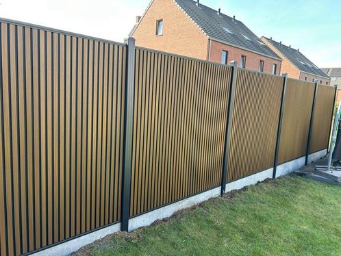 DESTOCKAGE NOUVEAUTE  Clôture composite "faux clair-voie", Tuin en Terras, Tuinhekken en Hekwerk, Nieuw, Overige typen, Overige materialen