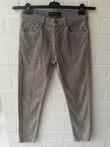 Veloursbroek ZARA, Kleding | Heren, Broeken en Pantalons, Ophalen of Verzenden, Zo goed als nieuw, Zara Man