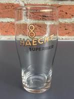 Verre à bière émaillé "8 Haecht Superbier", Collections, Autres marques, Utilisé, Enlèvement ou Envoi, Verre ou Verres