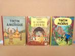 3 x oude stripboeken Kuifje - Hergé - EO, Boeken, Meerdere stripboeken, Ophalen of Verzenden, Gelezen