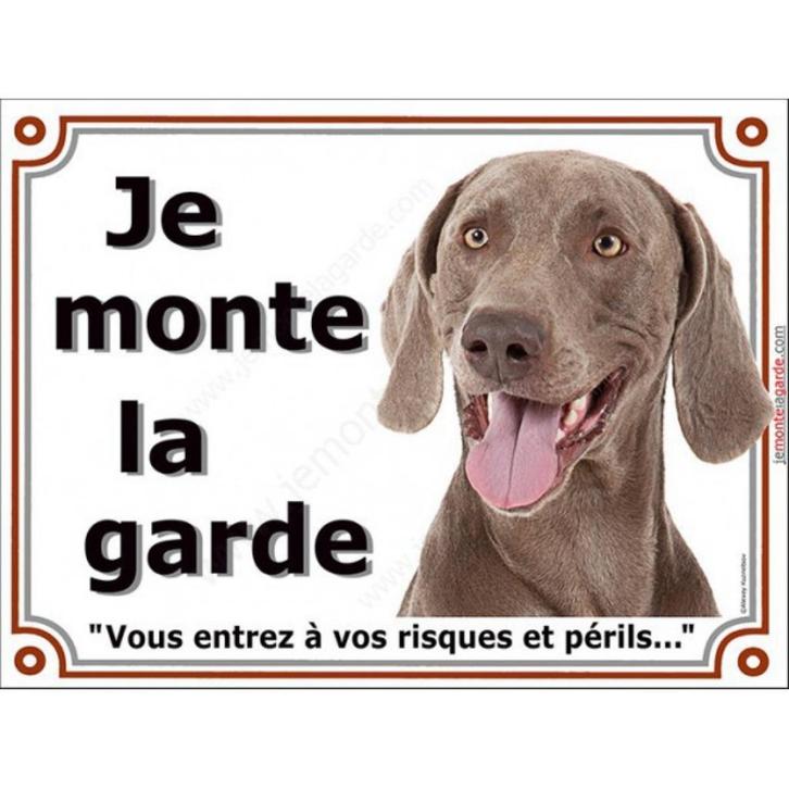 Panneaux je monte la garde, Animaux & Accessoires, Accessoires pour chiens, Neuf, Enlèvement
