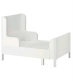 IKEA BUSUNGE wit meegroeibed., Ophalen, 85 tot 100 cm, Gebruikt, Lattenbodem