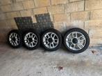 Orginele Fiat 500 met winterbanden 15 inch, Auto-onderdelen, Ophalen, 15 inch, Winterbanden, Velg(en)