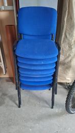 Lot Chaises Bleues, Maison & Meubles, Chaises, Enlèvement, Bleu, Cinq, Six Chaises ou plus, Utilisé