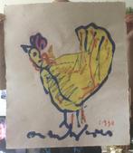 te koop zeldzame mooie grote kip van anton heyboer 1990, Antiek en Kunst, Kunst | Schilderijen | Modern, Ophalen of Verzenden