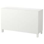 IKEA BESTÅ opberger met deuren – wit, LAPPVIKEN/STUBBARP, Huis en Inrichting, Kasten | Wandmeubels, Ophalen, Gebruikt, Minder dan 150 cm