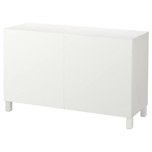 IKEA BESTÅ opberger met deuren – wit, LAPPVIKEN/STUBBARP, Huis en Inrichting, Kasten | Wandmeubels, Gebruikt, Minder dan 100 cm