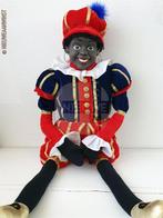 Authentieke V&D etalage zwarte Piet pop - 90cm, rood/blauw, Diversen, Verzenden