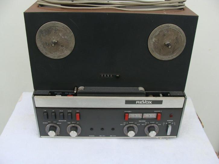 Revox A77, 4 track bandopnemer (zoldervondst), Audio, Tv en Foto, Bandrecorder, Bandrecorder, Met banden, Ophalen