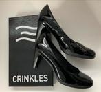 Zwart lakleder damesschoenen maat 39 merk Crinkles, Comme neuf, Noir, Chaussures de danse, Enlèvement ou Envoi