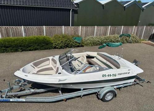 Fourwinns Horizon 170, Watersport en Boten, Speedboten, Gebruikt, 3 tot 6 meter, Benzine, 120 tot 200 pk, Polyester, Buitenboordmotor