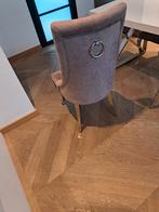 Chaises de salle à manger élégantes en velour/velours, Enlèvement, Comme neuf