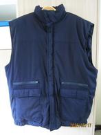 Mouwloze winterwerkjas voor heren, Kleding | Heren, Bodywarmers, Verzenden, Gedragen, Maat 56/58 (XL), Blauw