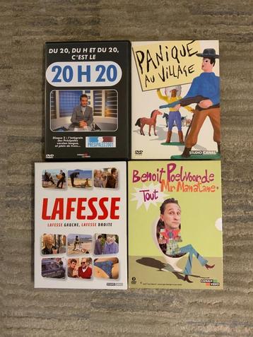 Lot DVD humour 20h20, Lafesse, Poelvoorde,Panique au village beschikbaar voor biedingen