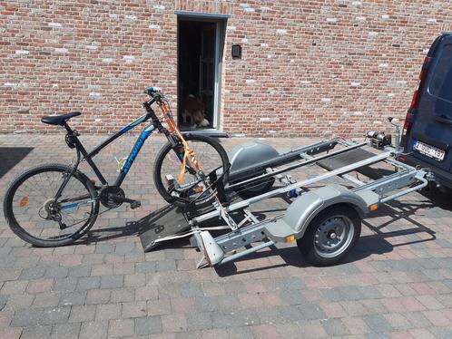 Motor aanhangwagen met elektrische lier, Auto diversen, Aanhangers en Bagagewagens, Zo goed als nieuw, Ophalen