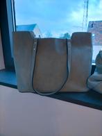 Handtas met 2 delen, blauw grijs., Handtassen en Accessoires, Tassen | Damestassen, Ophalen of Verzenden, Zo goed als nieuw, Blauw