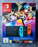 Nintendo Switch OLED Model + Mario Kart 8 Deluxe + 3 Maanden, Nieuw, Met 1 controller, Ophalen of Verzenden, Met games