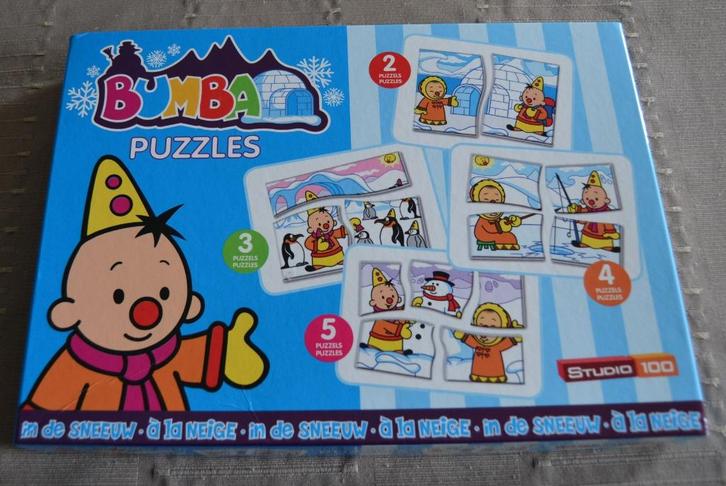 Puzzels Bumba, Kinderen en Baby's, Speelgoed | Kinderpuzzels, Gebruikt, 6 maanden tot 2 jaar, Minder dan 10 stukjes, Ophalen of Verzenden