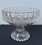 Mooie Glazen/kristallen kom/schotel op voet, Antiek en Kunst, Ophalen of Verzenden