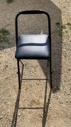 Zwarte krukken, Huis en Inrichting, Barkrukken, Ophalen, Gebruikt, Met voetsteun, 60 tot 90 cm