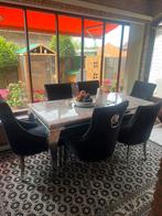 Eetkamer tafel en stoelen, Huis en Inrichting, Complete eetkamers, Ophalen, Zo goed als nieuw
