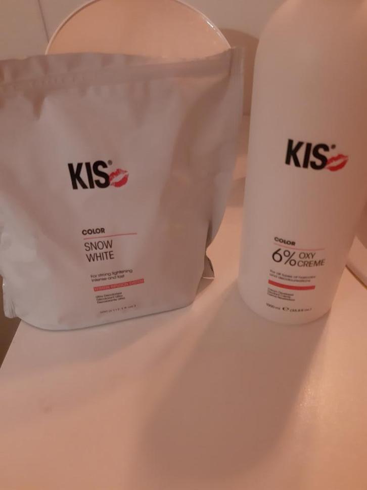 ontleuring/ blonderings poeder 500 gr + 1 liter oxy crême, Handtassen en Accessoires, Uiterlijk | Haarverzorging, Zo goed als nieuw