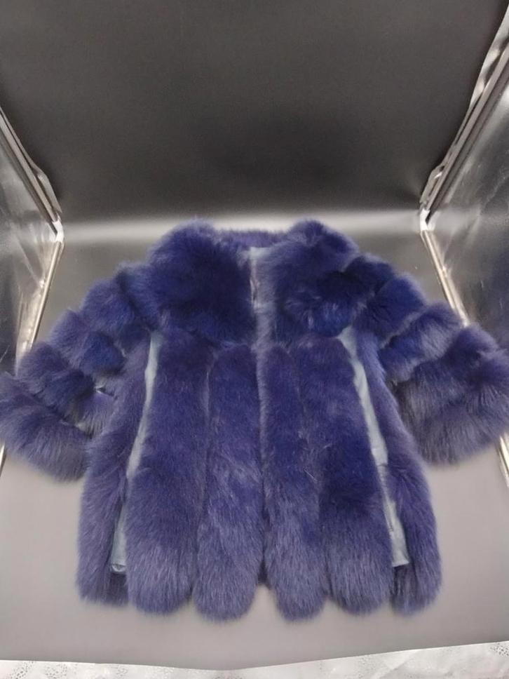 Manteau en vraie fourrure de Renard Polaire, Vêtements | Femmes, Blousons sans Manches, Neuf, Taille 36 (S), Violet, Enlèvement