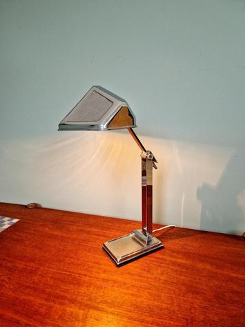 Pirouett Art Deco lamp in verchroomd metaal, jaren 30 beschikbaar voor biedingen