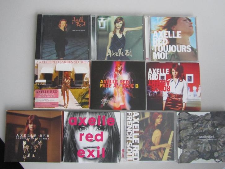 LOT VAN 10 CDS AXELLE RED, Cd's en Dvd's, Cd's | Pop, Gebruikt, Ophalen of Verzenden