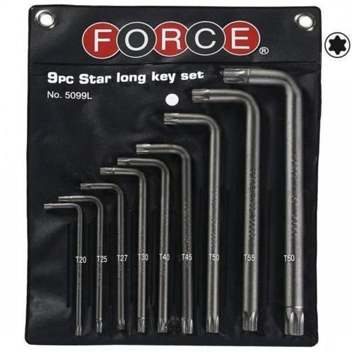 Inbussleutels 9-Delig Torx force, Auto diversen, Autogereedschap, Nieuw, Ophalen of Verzenden