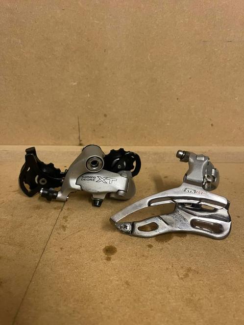 Shimano Deore Xt 8V + STX RC 3X Derailleur, Fietsen en Brommers, Fietsonderdelen, Gebruikt, Mountainbike, Derailleur of Ketting