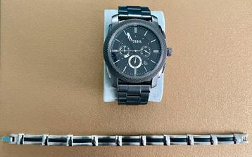 FOSSIL horloge + armband beschikbaar voor biedingen