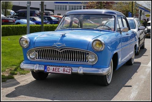 Simca Ariane 1960, Autos, Oldtimers & Ancêtres, Particulier, Autres marques, Essence, Hatchback, 4 portes, Boîte manuelle, Bleu