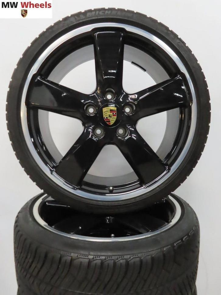 originele Porsche 991 4S Fuchs 20 inch velgen winterbanden, Auto-onderdelen, Banden en Velgen, Banden en Velgen, Winterbanden