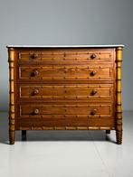 Faux Bamboo commode ladekast 1900, Ophalen