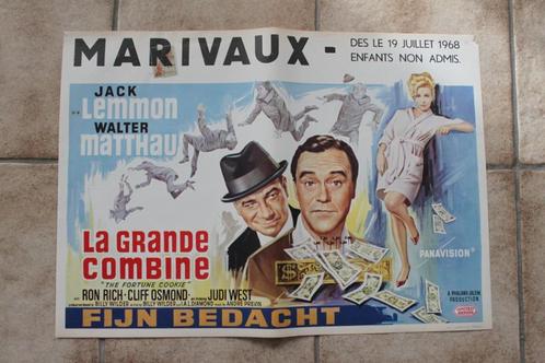 filmaffiche The Fortune Cookie 1966 Jack Lemmon filmposter, Verzamelen, Posters, Zo goed als nieuw, Film en Tv, A1 t/m A3, Rechthoekig Liggend