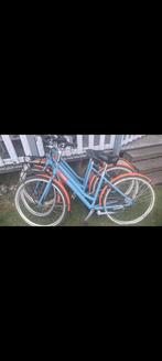 3 Shimano Nederlandse fietsen met hangslot, LED-verlichting,, Ophalen of Verzenden, Zo goed als nieuw