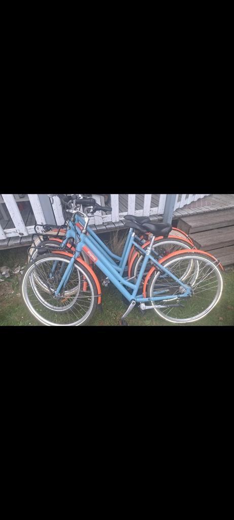 3 Shimano Nederlandse fietsen met hangslot, LED-verlichting,, Fietsen en Brommers, Fietsen | Dames | Damesfietsen, Zo goed als nieuw