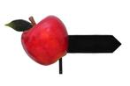 Panneau publicitaire Apple 60 cm - Tableau d'écriture Apple