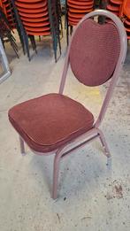 40 stackchair horeca stapelbare partij stoelen export zaal, Ophalen of Verzenden, Grijs, Stof