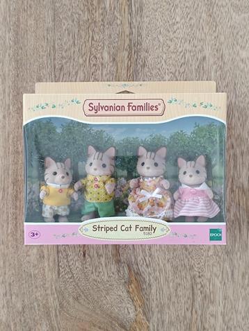 Epoch Sylvanian Families 5180 : Striped Cat Family beschikbaar voor biedingen