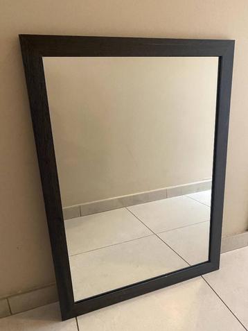 Miroir rectangulaire avec cadre en bois 77,5 x 57,5 cm