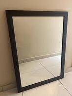 Miroir rectangulaire avec cadre en bois 77,5 x 57,5 cm, Rectangulaire, Enlèvement, Utilisé, Moins de 100 cm