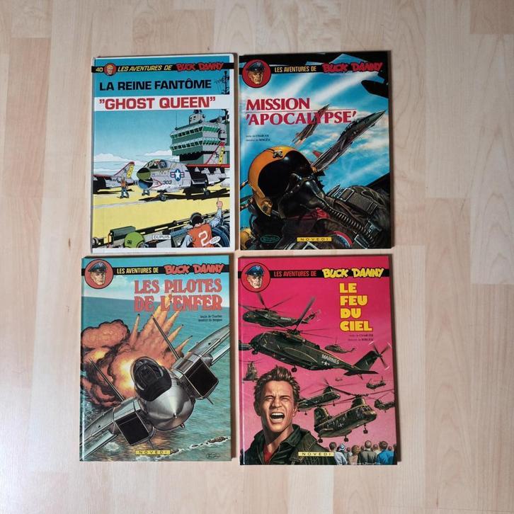 Lot BD Buck Danny 4 tomes, Boeken, Stripverhalen, Gelezen, Meerdere stripboeken, Ophalen of Verzenden